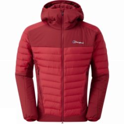 Berghaus Mens Ulvetanna Hybrid 2.0 Jacket Haute Red / Red Dahlia